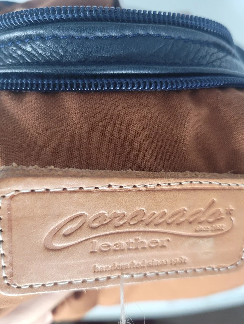 Coronada Blue Leather Hobo Concealed Carry